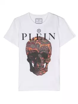 Philipp Plein футболка с принтом, белый