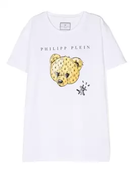 Philipp Plein футболка с принтом, белый