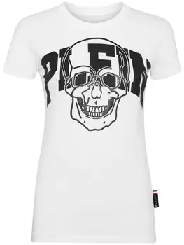 Philipp Plein футболка с принтом, белый