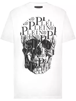 Philipp Plein футболка с принтом, белый