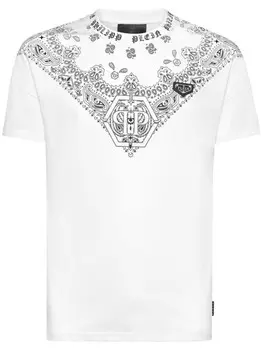 Philipp Plein футболка с принтом, белый