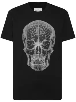 Philipp Plein футболка с принтом черепа SS Xray, черный
