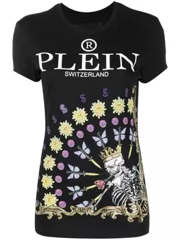 Philipp Plein футболка с принтом, черный