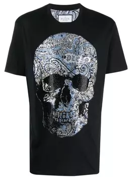 Philipp Plein футболка с принтом, черный