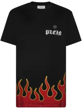 Philipp Plein футболка с принтом, черный