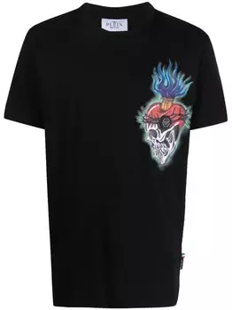 Philipp Plein футболка с принтом, черный
