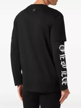 Philipp Plein футболка с принтом, черный