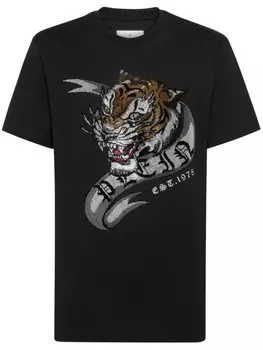 Philipp Plein футболка с принтом, черный