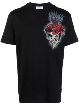 Philipp Plein футболка с принтом, черный