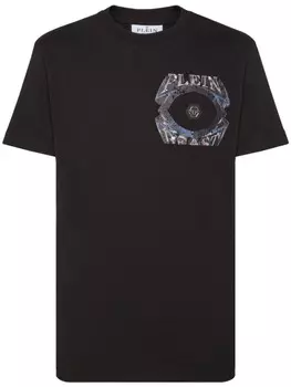 Philipp Plein футболка с принтом SS Eagle, черный