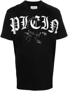 Philipp Plein футболка Scoprion с логотипом, черный