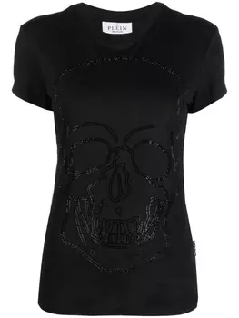 Philipp Plein футболка Sexy Pure Fit Skull с круглым вырезом, черный