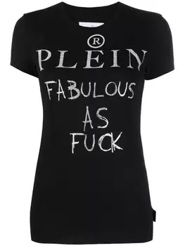 Philipp Plein футболка Sexy Pure со стразами, черный