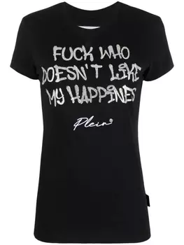 Philipp Plein футболка Sexy Pure со стразами, черный