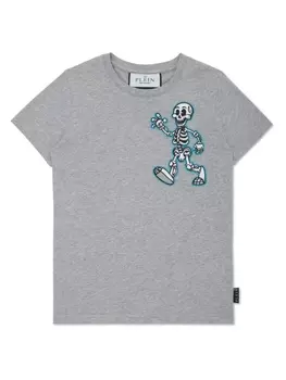 Philipp Plein футболка Skully Gang, серый