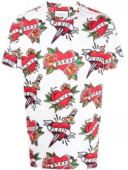 Philipp Plein футболка SS Love, белый
