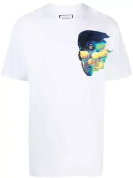 Philipp Plein футболка SS Skull, белый