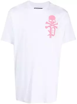 Philipp Plein футболка SS Skull & Bones, белый