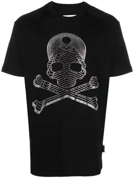 Philipp Plein футболка SS Skull & Bones, черный