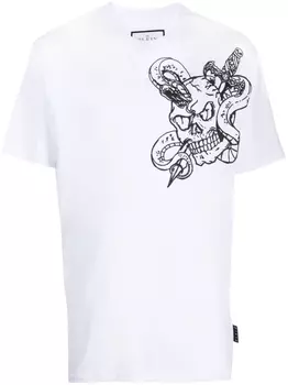 Philipp Plein футболка SS Snake, белый