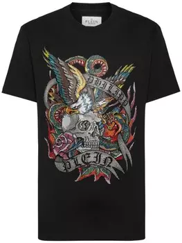 Philipp Plein футболка SS Tattoo, черный