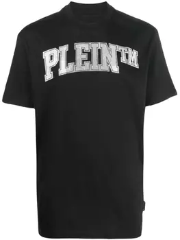Philipp Plein футболка Stones с логотипом, черный