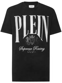 Philipp Plein футболка Strass Cars Racing, черный