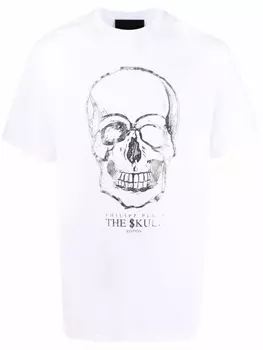 Philipp Plein футболка The Skull, белый