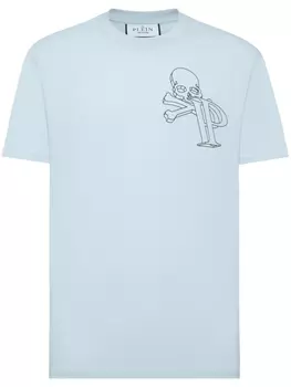 Philipp Plein футболка Wire Frame, синий
