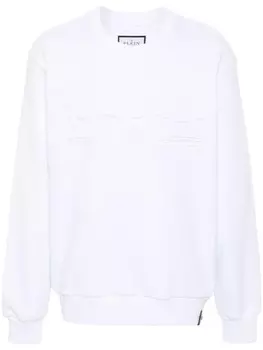 Philipp Plein хлопковая толстовка Gothic Plein, белый