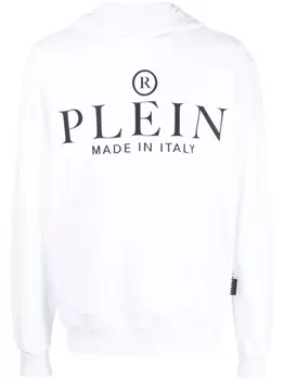 Philipp Plein худи с логотипом, белый