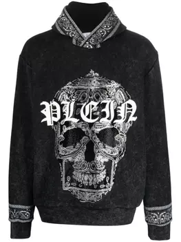 Philipp Plein худи с логотипом, черный