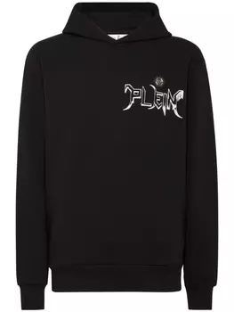Philipp Plein худи с логотипом, черный