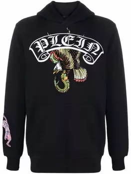 Philipp Plein худи с логотипом, черный