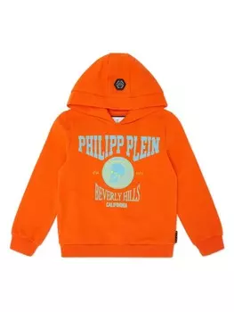 Philipp Plein худи с логотипом, оранжевый