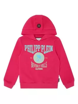 Philipp Plein худи с логотипом, розовый
