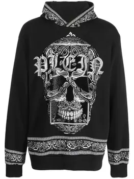 Philipp Plein худи с принтом, черный