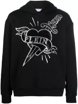 Philipp Plein худи с принтом, черный