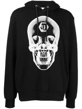 Philipp Plein худи с принтом Skull, черный