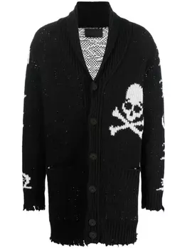 Philipp Plein кардиган с логотипом, черный