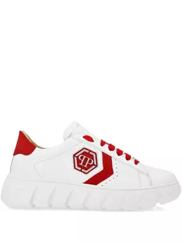 Philipp Plein кеды Hexagon Lo-Top, белый
