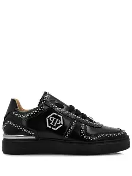 Philipp Plein кеды Lo-Top, черный