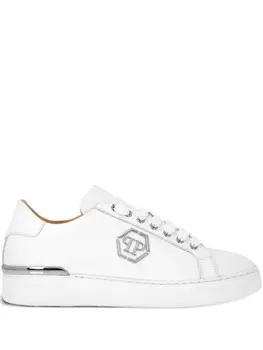 Philipp Plein кеды на шнуровке, белый