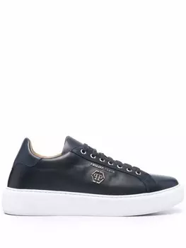 Philipp Plein кеды на шнуровке, синий