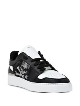 Philipp Plein кеды с кристаллами, черный