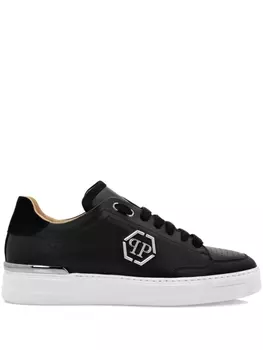 Philipp Plein кеды с логотипом, черный