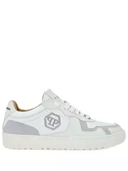 Philipp Plein кеды с логотипом Hexagon, белый