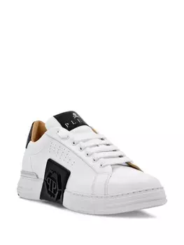 Philipp Plein кеды с логотипом Hexagon, белый
