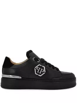 Philipp Plein кеды с логотипом Hexagon, черный