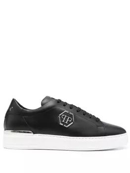Philipp Plein кеды с логотипом Hexagon, черный